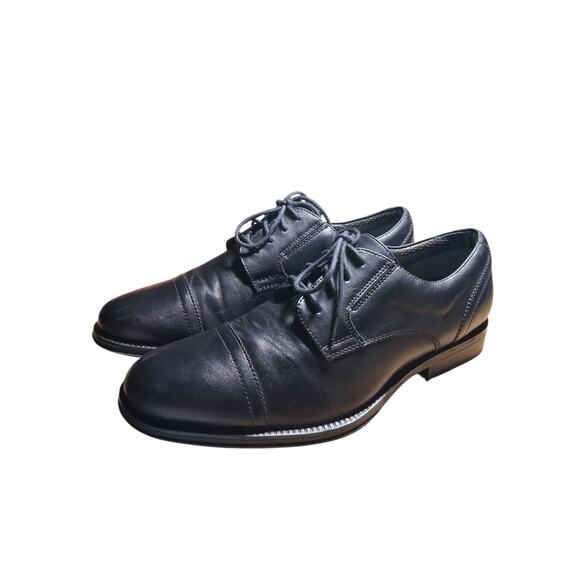 Dockers Mens size 10M Black Garfield Casual Career Office Church Oxford Shoes - Picture 5 of 11